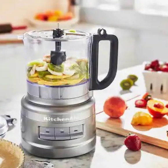 KitchenAid 7-Cup 3-Speed Contour Silver Food Processor with Locking Lid - Picture 6 of 6